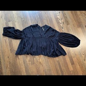 Flowy/Oversized Free People Boho Blouse